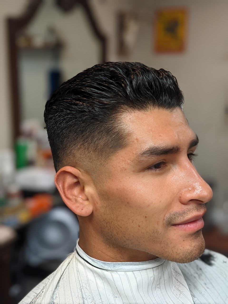 Men's haircut by Gus Hill